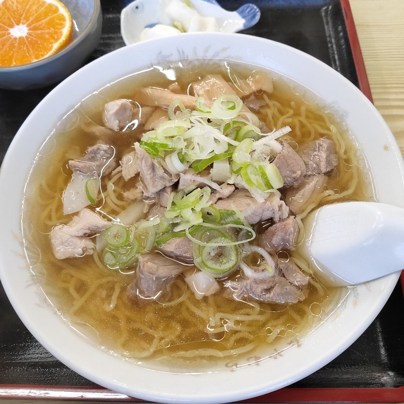 もつラーメン(食堂みやむら （みやむら食堂）)