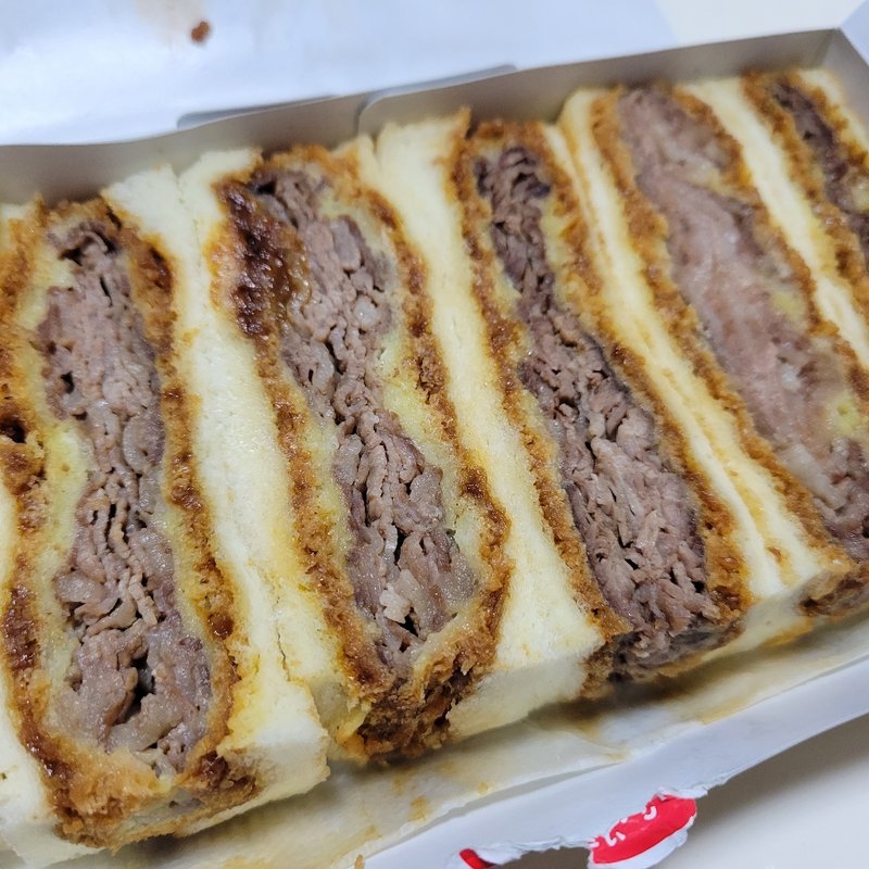 牛カツサンド(鎌倉肉の石川本店)