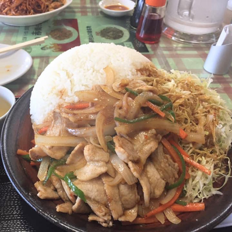 豚の生姜焼き丼(中華料理 ぼん天 東村山店)