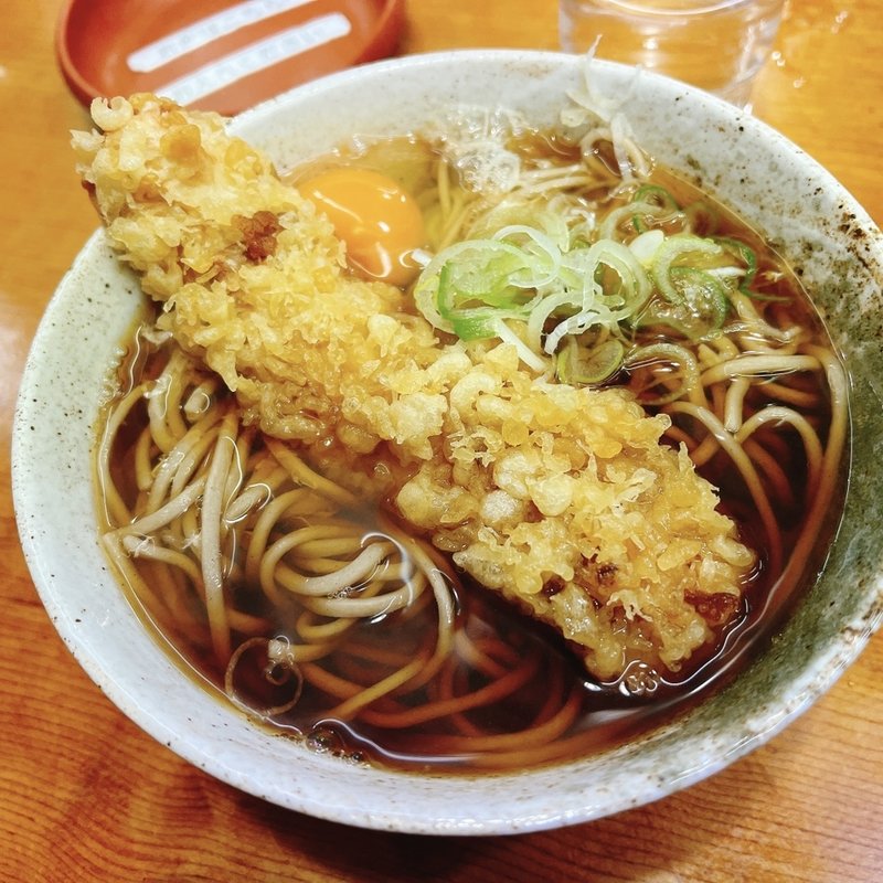 ちくわ天玉そば(二葉)