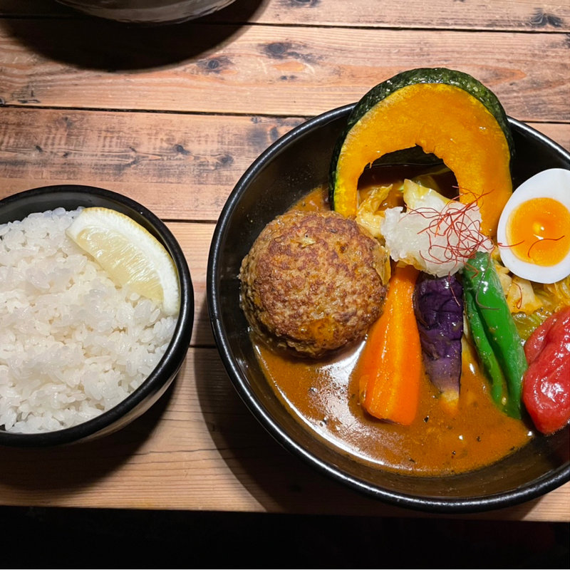 オクシバーグカレー(スープカレー奥芝商店 旭川亭)
