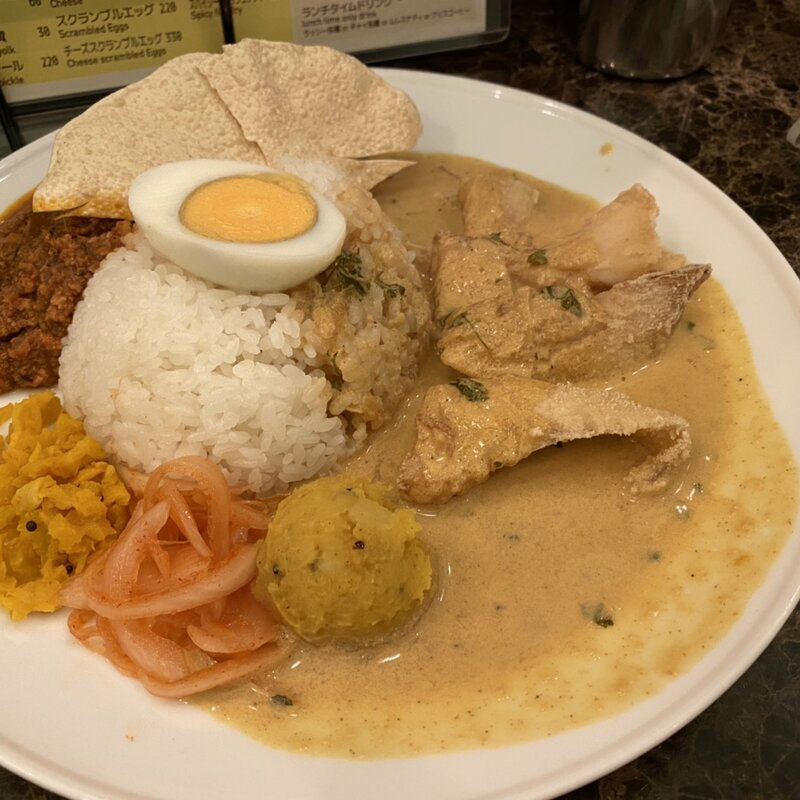 白身魚のカレー&キーマ(FISH 丸の内店)