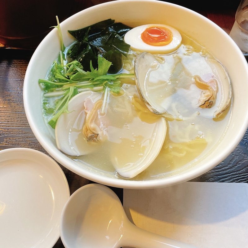 あら炊きはまぐりらぁめん(麺屋海神 吉祥寺店)