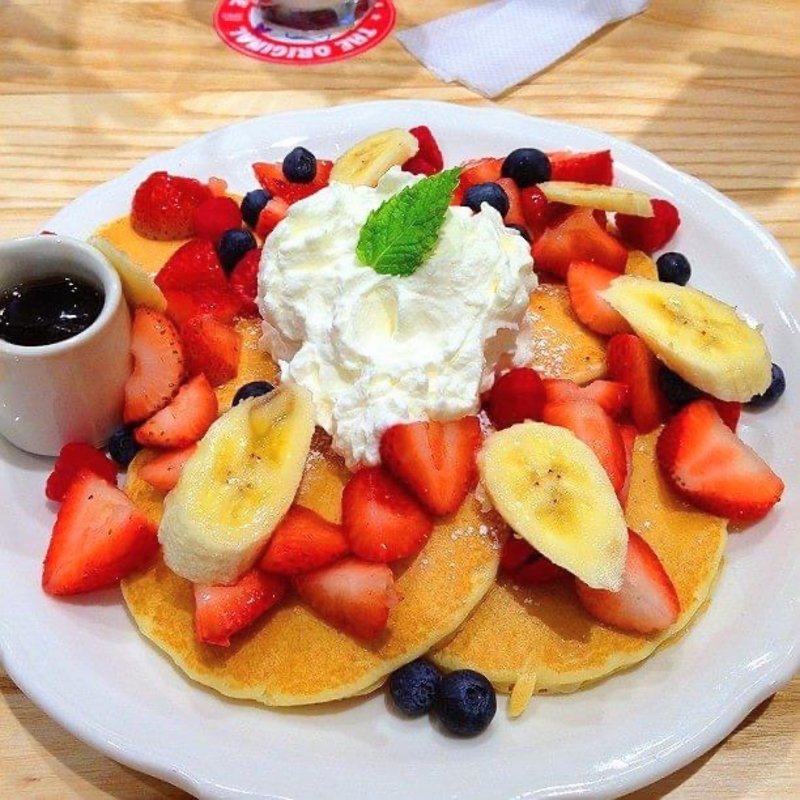 ミックスフルーツパンケーキ(オリジナルパンケーキハウス 吉祥寺店 （The Original PANCAKE HOUSE）)