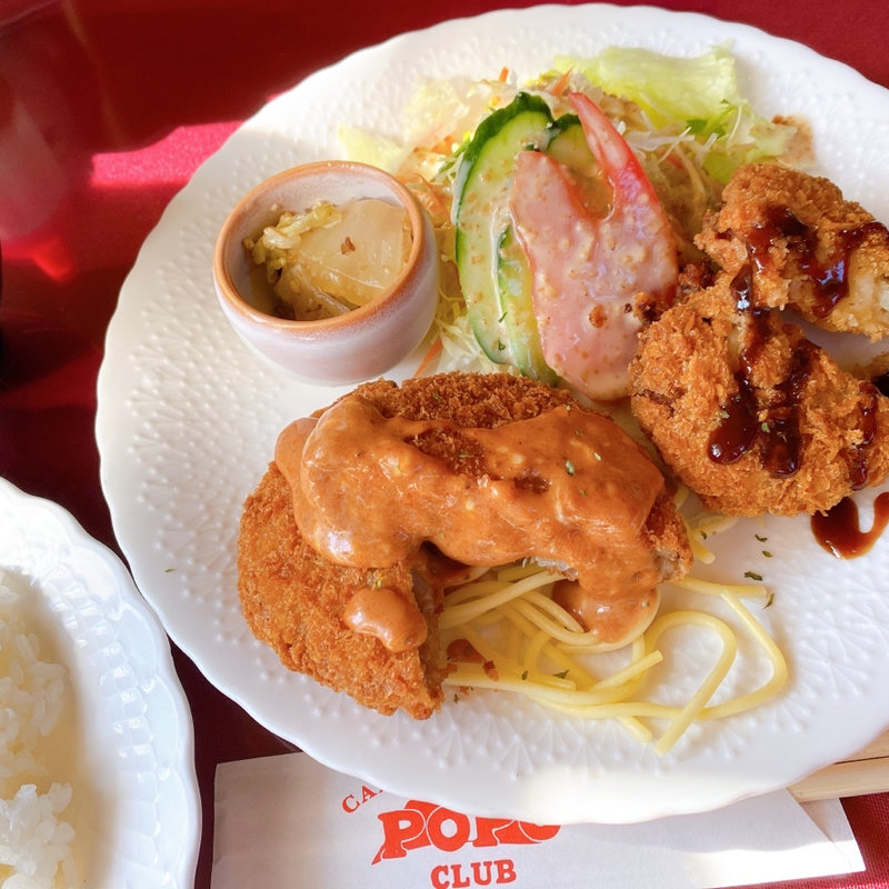 日替わりランチB （コロッケ&ミンチカツ）(ポポクラブ )