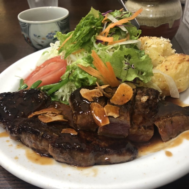 ビフテキ(洋食の朝日 （ヨウショクノアサヒ）)