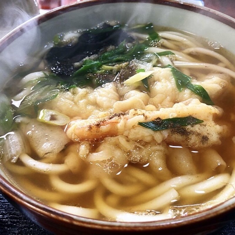 天ぷらうどん(上七軒 ふた葉　 （かみしちけん ふたば）)