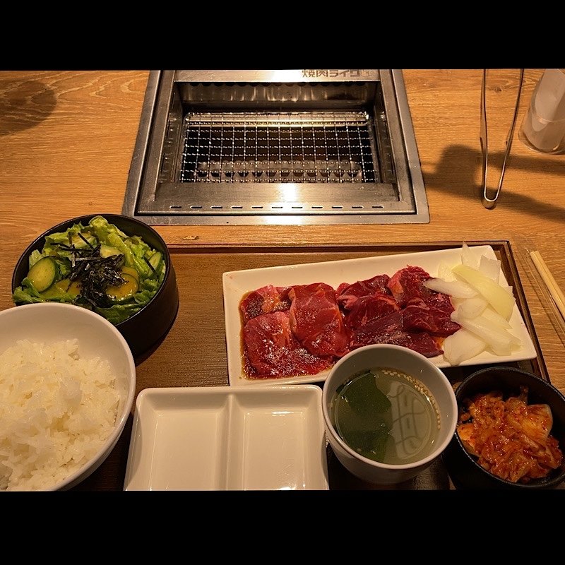 みすじ＆ハラミのセット(150グラム)(焼肉ライク　天満関テレ前店)