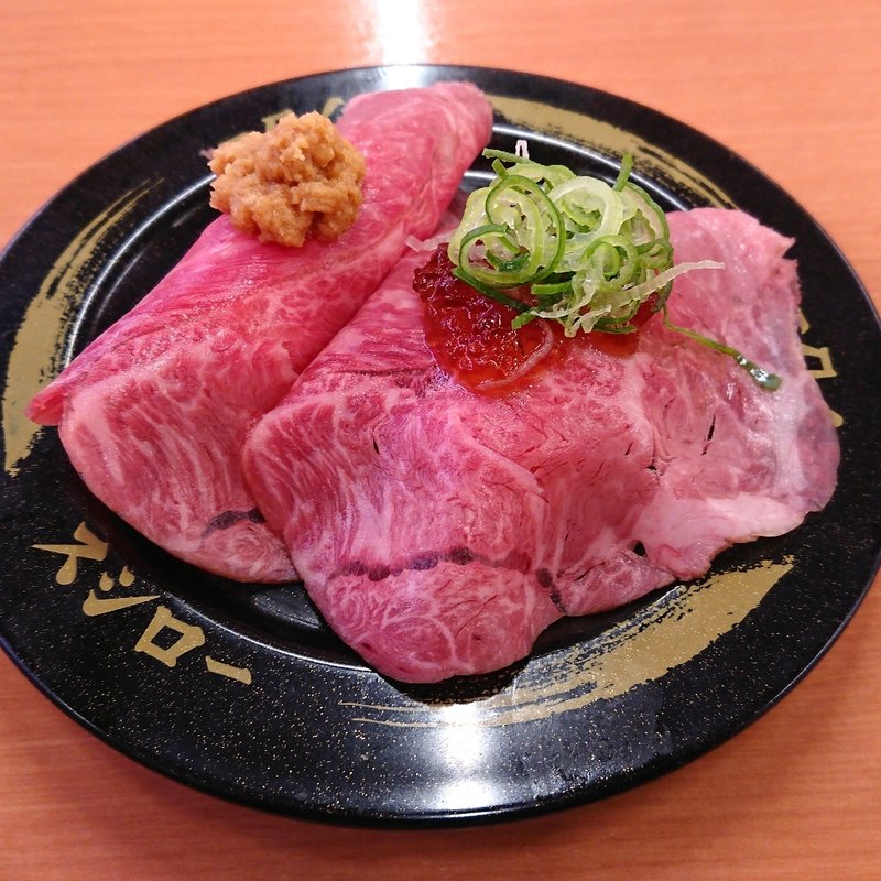 さしとろ食べ比べ(山わさび・炙りポン酢ジュレ) (スシロー 川崎野川店)