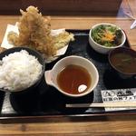 鶏ササミ天ぷら定食(元亀（京左京区豚天丼）)