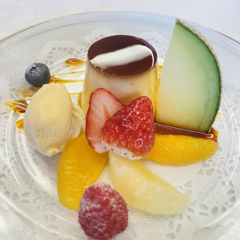 プリンアラモード(資生堂パーラー 銀座本店ショップ （SHISEIDO PARLOUR GINZA TOKYO）)