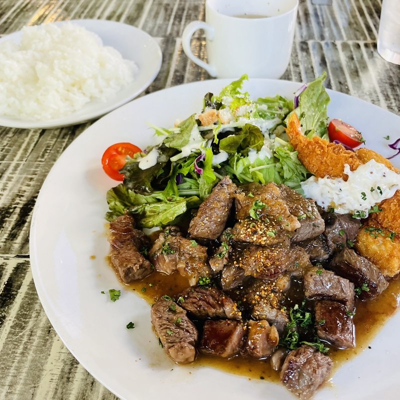 サイコロステーキ(レストランバー ブゼン （Restaurant Bar BUZEN）)