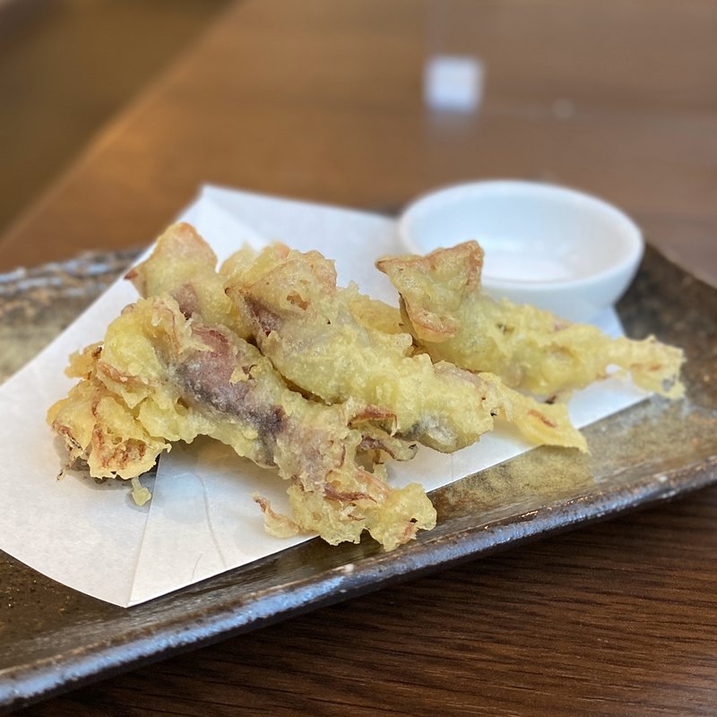 ほたるいかの天ぷら(呑楽家 克)