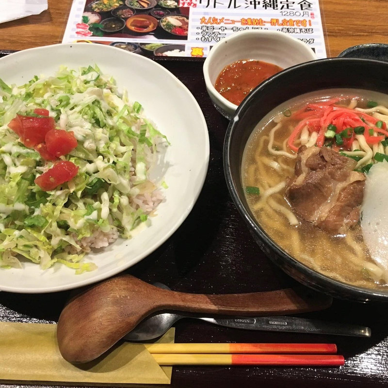 タコライス定食(竹富島)