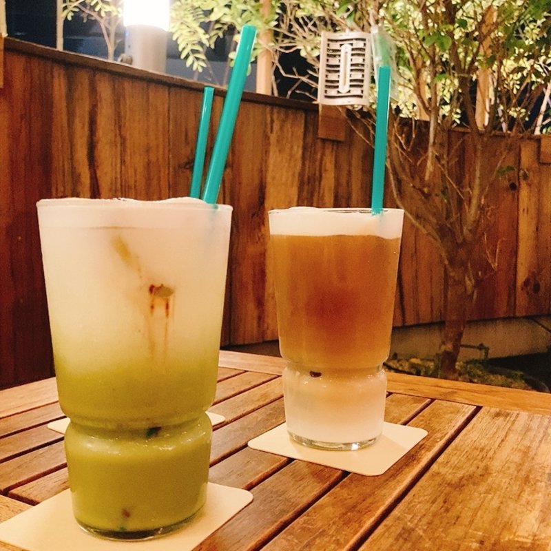 抹茶ラテ(grill and deli LAVE)