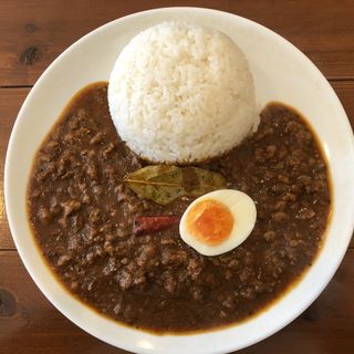 スパイシー ラム肉のキーマカレー