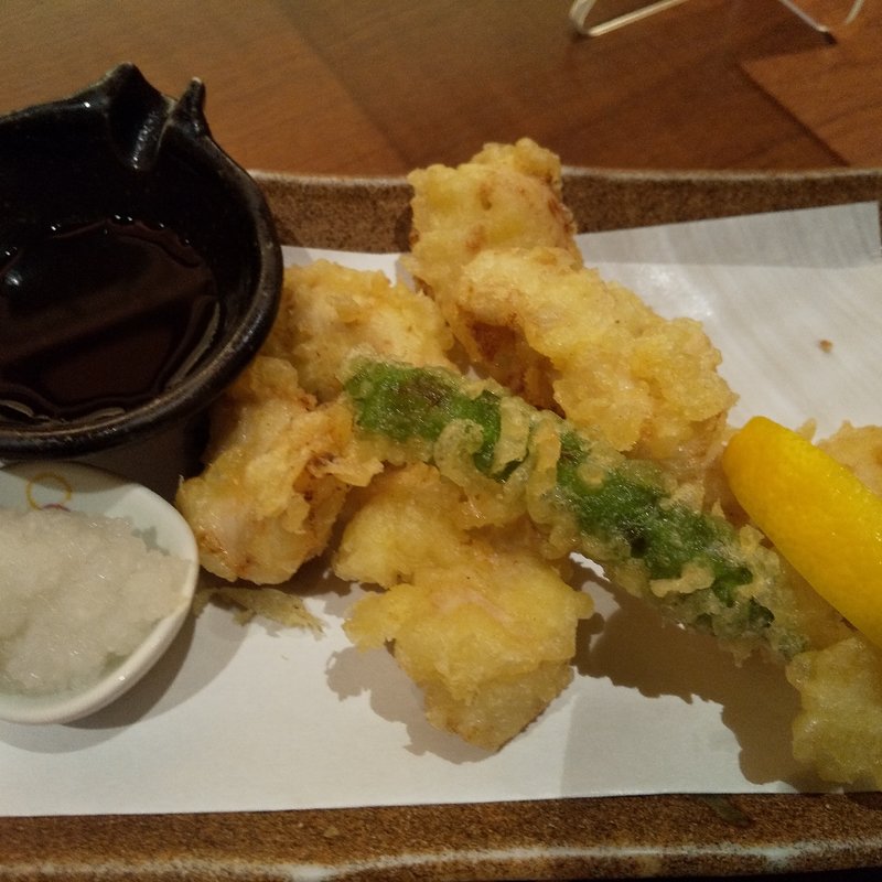 大和肉鶏の天ぷらおろしポン酢添え(やまと庵 本店 （ヤマトアン）)