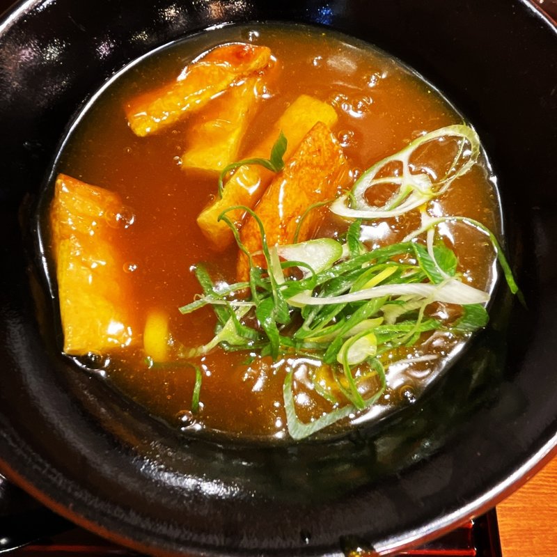 京あげきつねカレーうどん(京のカレーうどん 味味香)