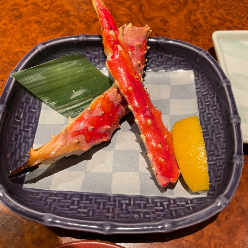 焼きタラバ蟹(かに道楽 銀座)