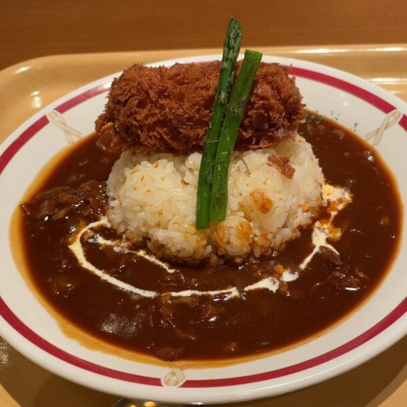 カニクリームコロッケハヤシライス(百代茶屋 （ひゃくだいちゃや）)