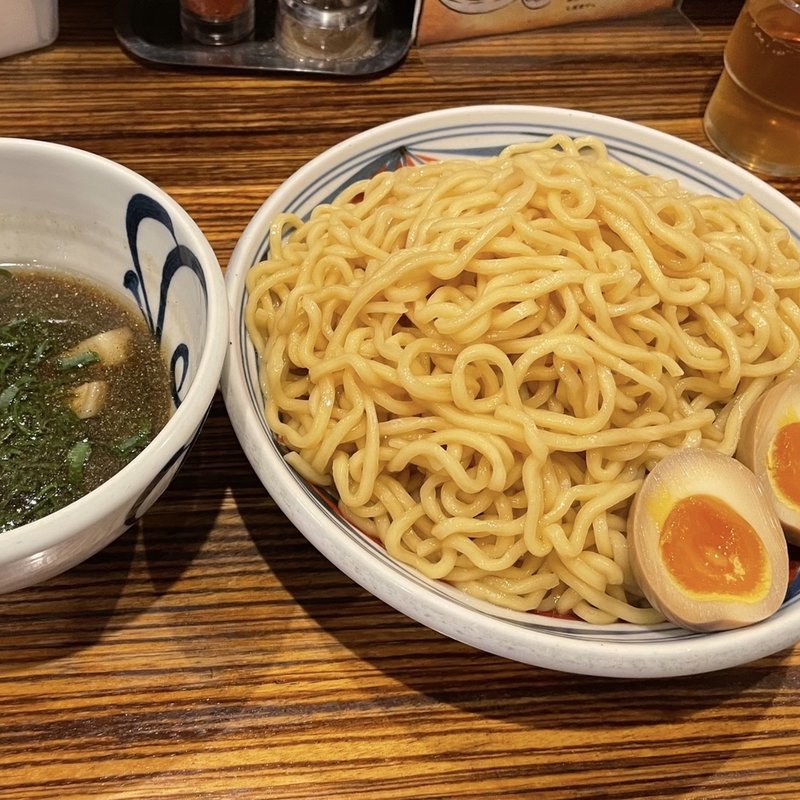 つけそば（大盛）煮玉子付き(麺鮮醤油房　周月)