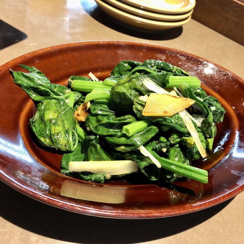本日の青菜炒め(COEDO BREWRY THE RESTAURANT)