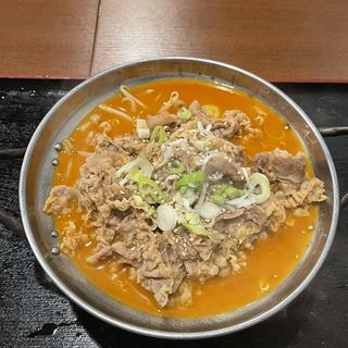 えのきと牛肉の鍋(居酒屋 三和 )
