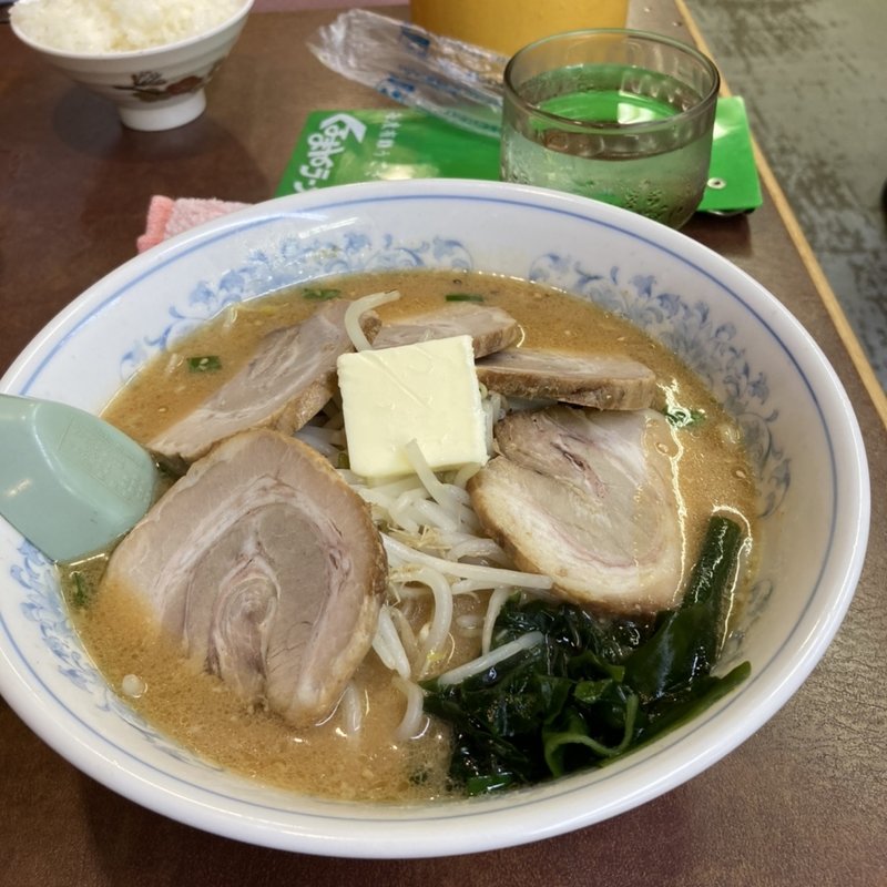 味噌バターラーメン(くるまやラーメン 君津坂田店)