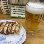 生ビールセット （生ビール中と餃子6個）130円お得！(福しん 新宿小滝橋店 )