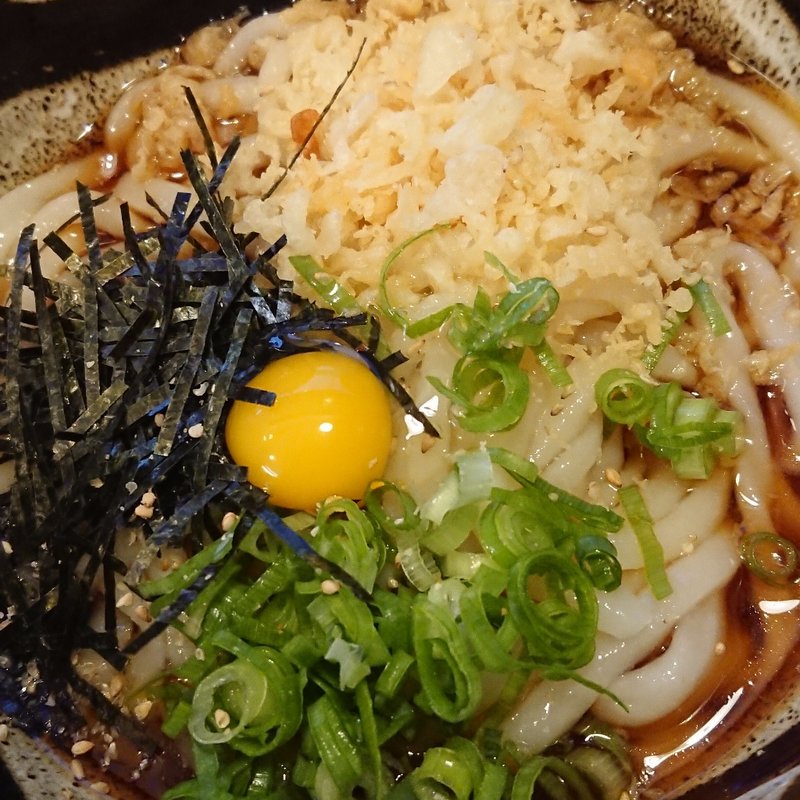 ぶっかけうどん冷(倉敷うどん ぶっかけふるいち JR岡山駅新幹線上りホーム店)