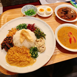 別皿カレー2種(curry シバ)