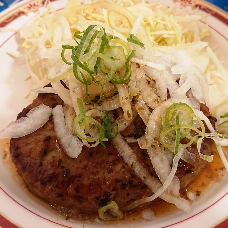 ハンバーグわさびソース(図書館下食堂 （大阪大学　豊中キャンパス内）)