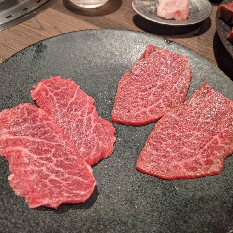 最上牛焼き物(焼肉Coco Nemaru Ginza)