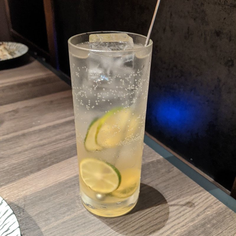 生搾りすだちサワー(焼肉Coco Nemaru Ginza)