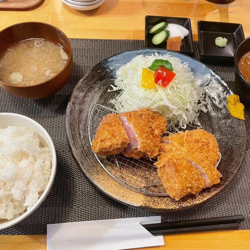 上ヒレ定食(とんかつ 河)