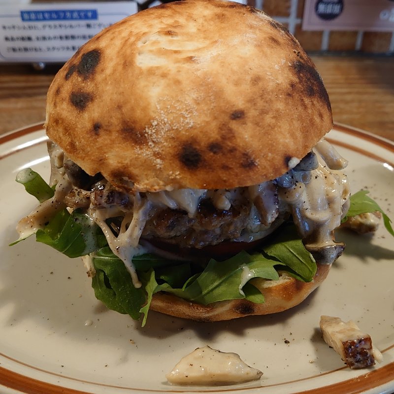 きのこクリームバーガー(Fooler Fooler（フーラー フーラー）)