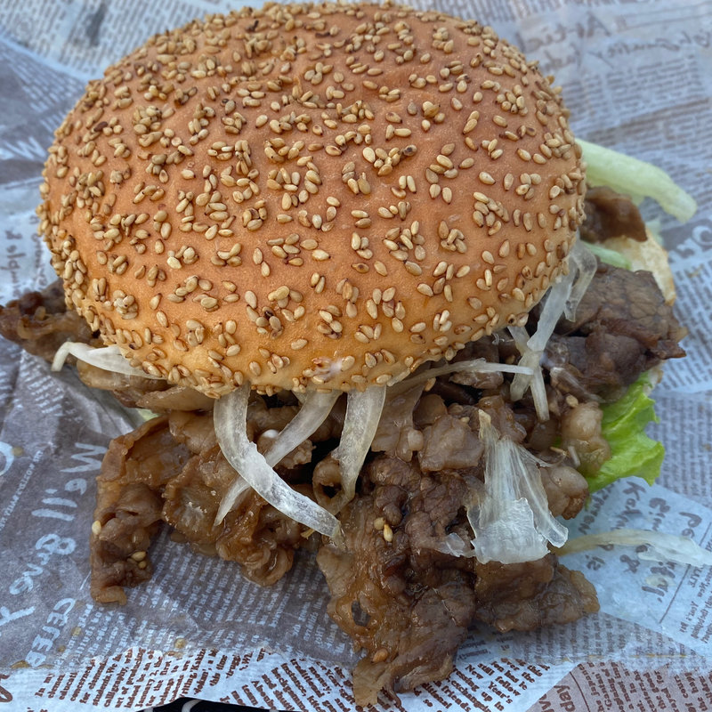 淡路牛BIGバーガー(美湯　松帆の郷 （マツホノサト）)