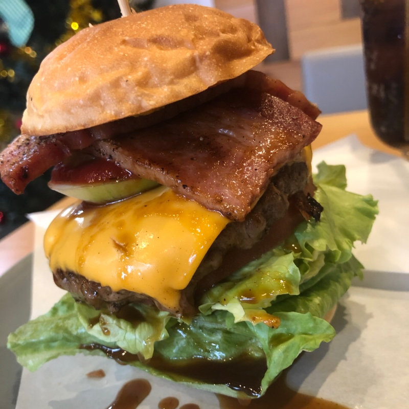 ベーコンチーズバーガー(R's BURGER 天美店)