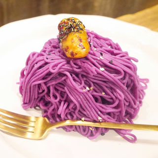 紫芋のモンブラン(フェブラリーカフェ （FEBRUARY CAFE）)