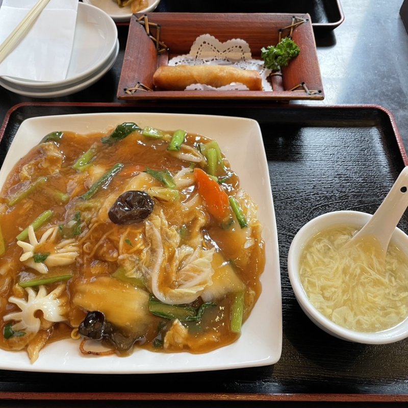 五目餡かけ焼きそば(広華)