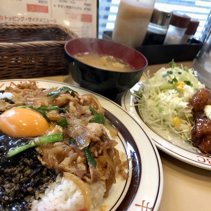 オリエンタルライス＆黒カレー＋チキン南蛮タルタル(キッチンABC 南大塚店 （キッチンエービーシー）)