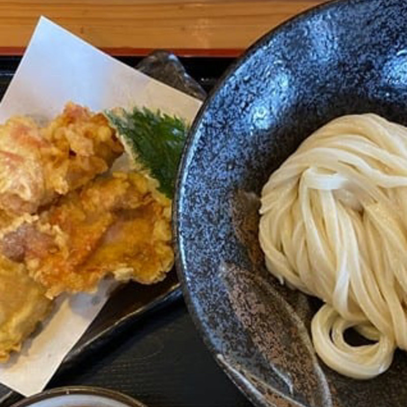 かしわ天ぶっかけ(讃岐うどん なご心)