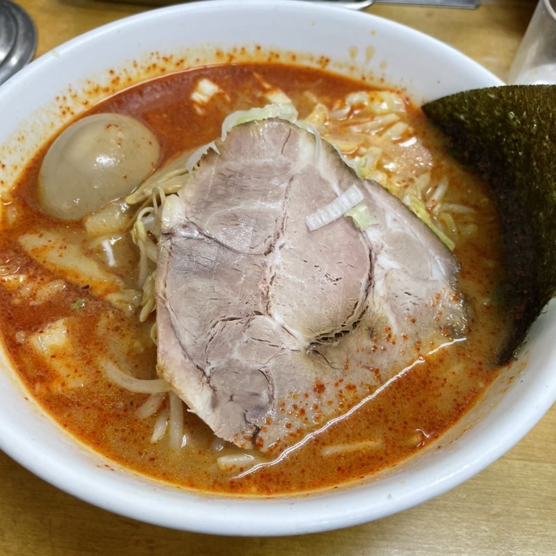 オロチョン味噌ラーメン(北海道ラーメン 赤レンガ 鶴見店)
