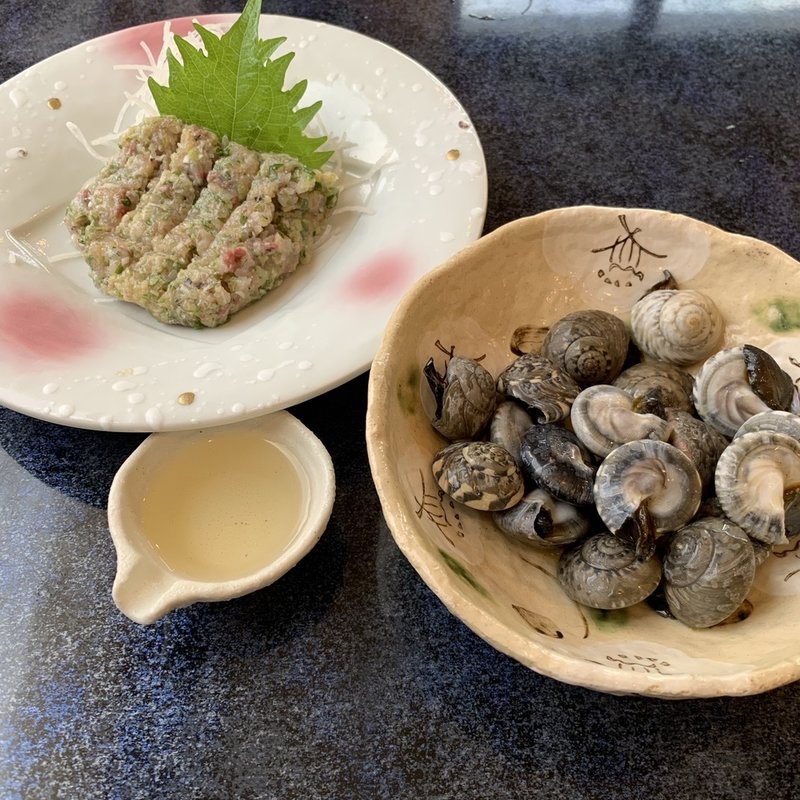 なめろう、ながらみ(生粋なお食事処 潮彩)