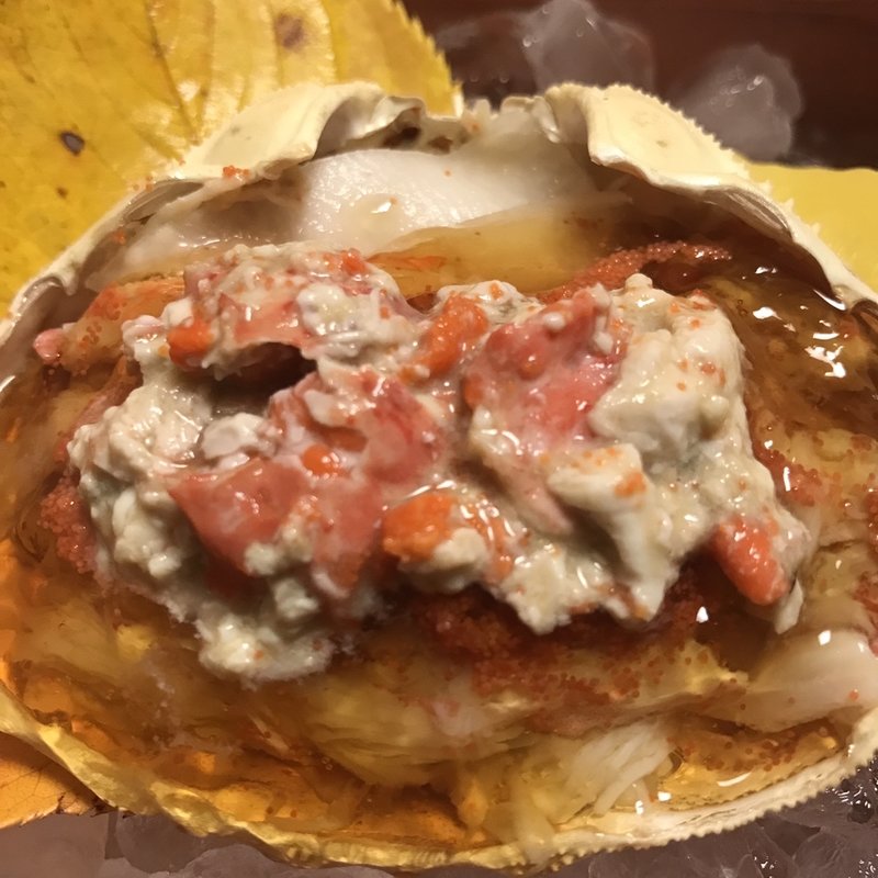 蟹(天ぷら 松 （てんぷらまつ）)