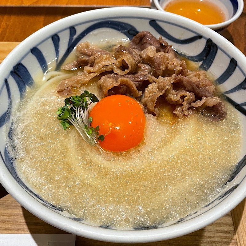 肉みぞれ月見(イベント限定品)(うどん棒 大阪本店 )