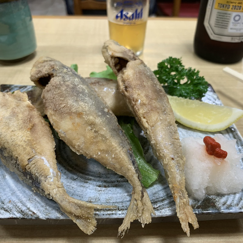 アジの唐揚げ(動坂食堂 （ドウザカショクドウ）)