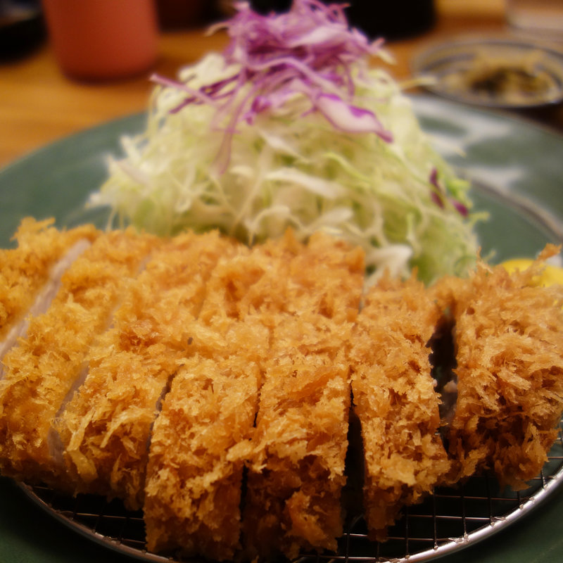 厚切りロースカツ定食(ポーク凡平 六本松店)