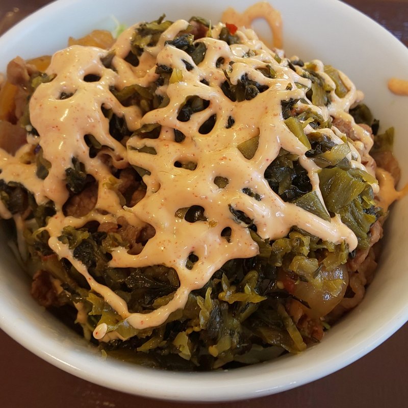 牛丼ライト 高菜明太マヨ(すき家 津島神守店 )