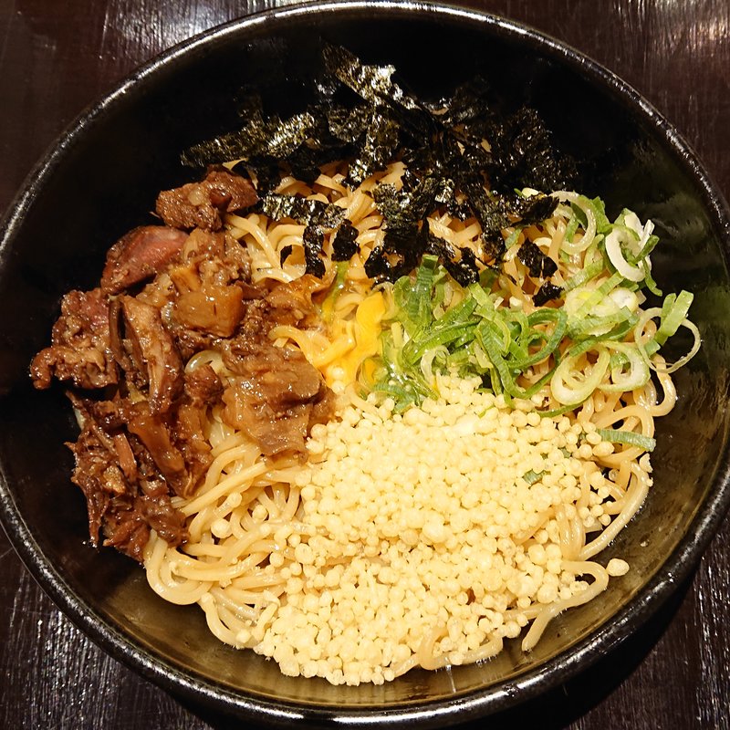 牛すじまぜそば(麺屋 武一 アトレ川崎店)